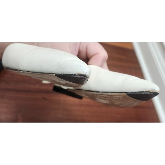 Everlane Women’s Size 9 White Leather Pointed Toe Slingback Flats Minimalist - Picture 7 of 12